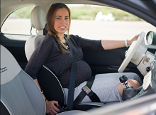 Cinturón seguridad embarazada